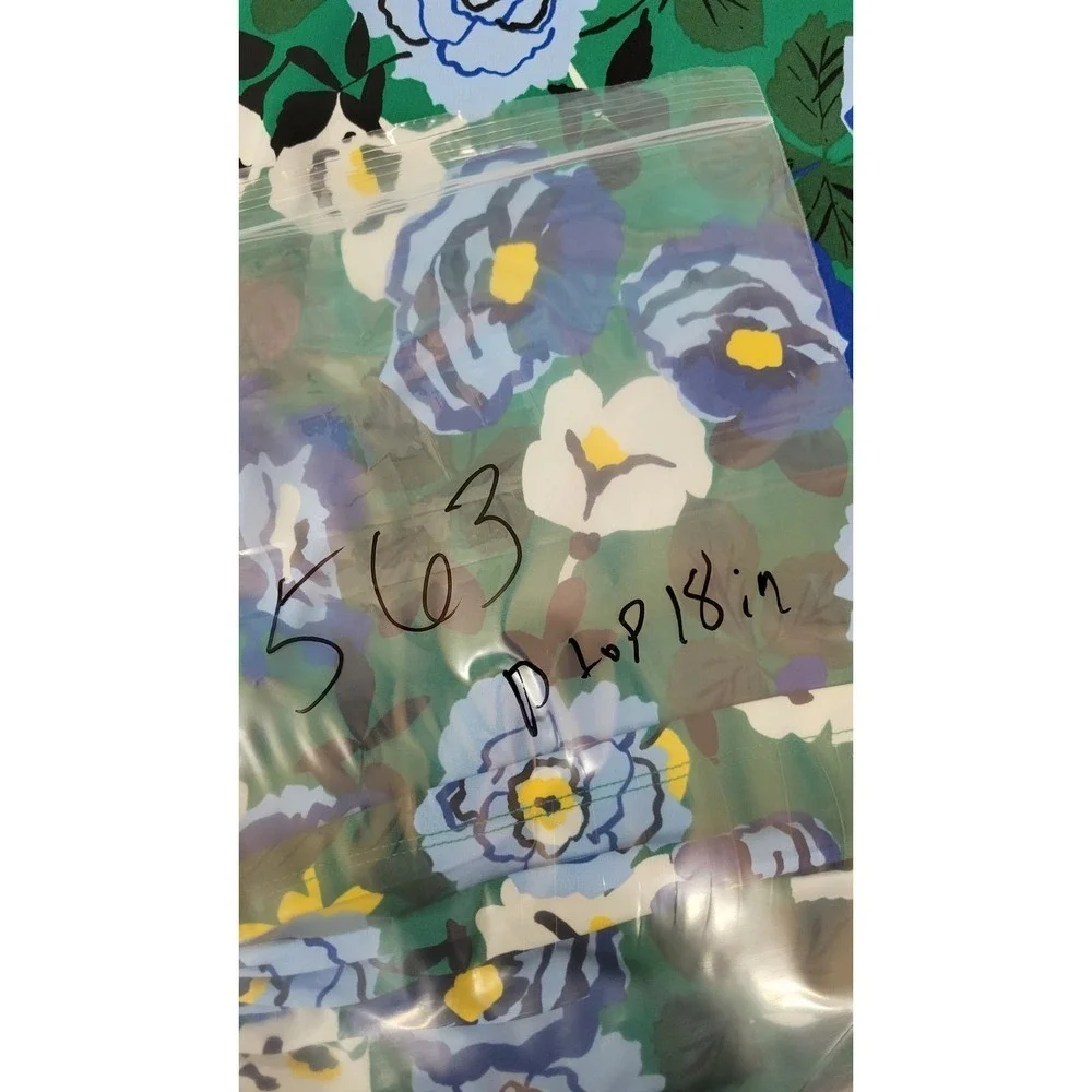 Donna Morgan Floral Short Sleeve O-Ring Maxi Dress - Picture 8 of 8